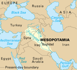 Where Is Mesopotamia Located On A World Map Where is Mesopotamia located on the world map?   Blurtit